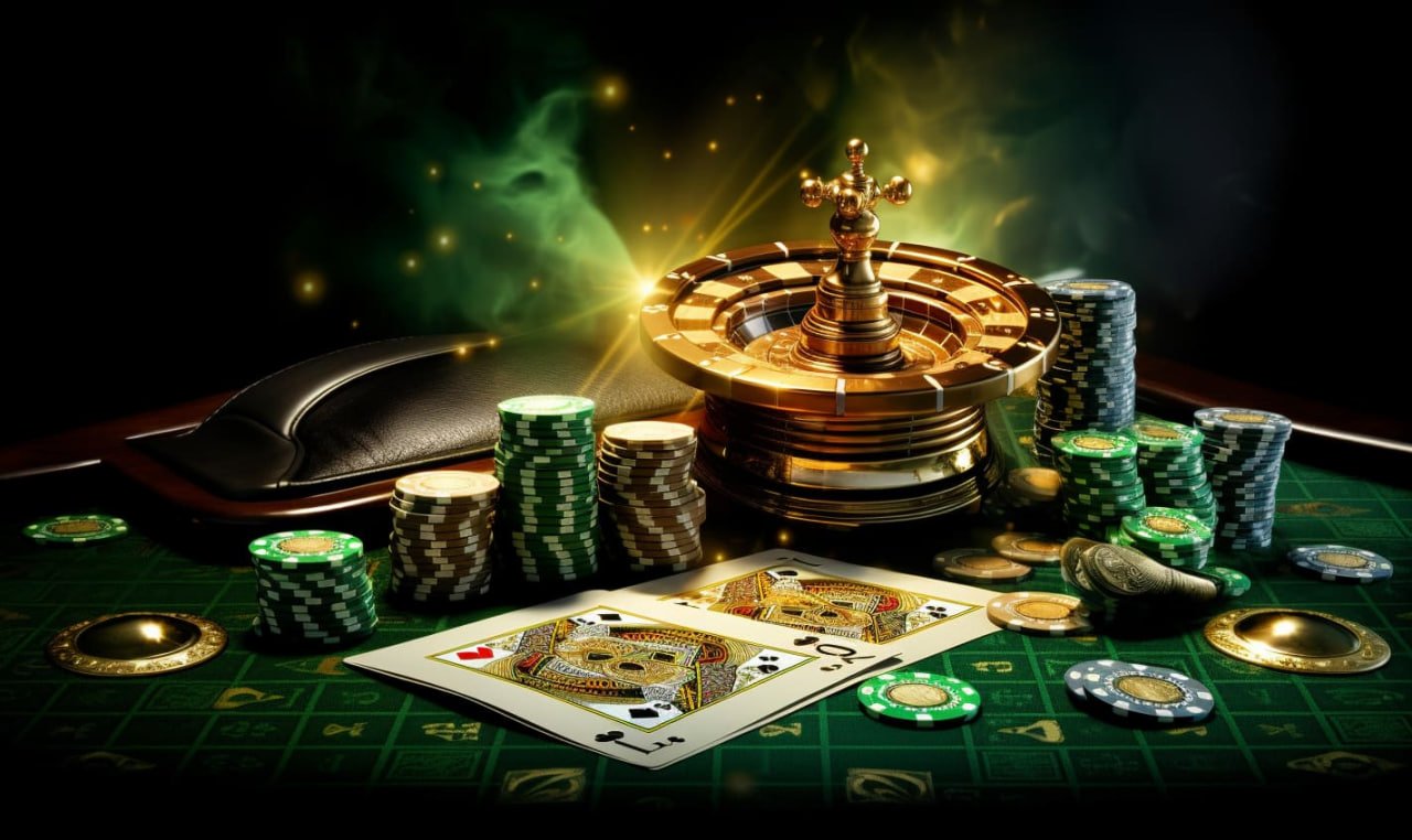 Dealer live memainkan Three Card Poker di studio slot 367 dengan tiga kartu tertata di meja